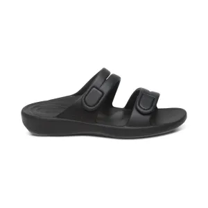 Aetrex Women's Janet Sport Slide Black