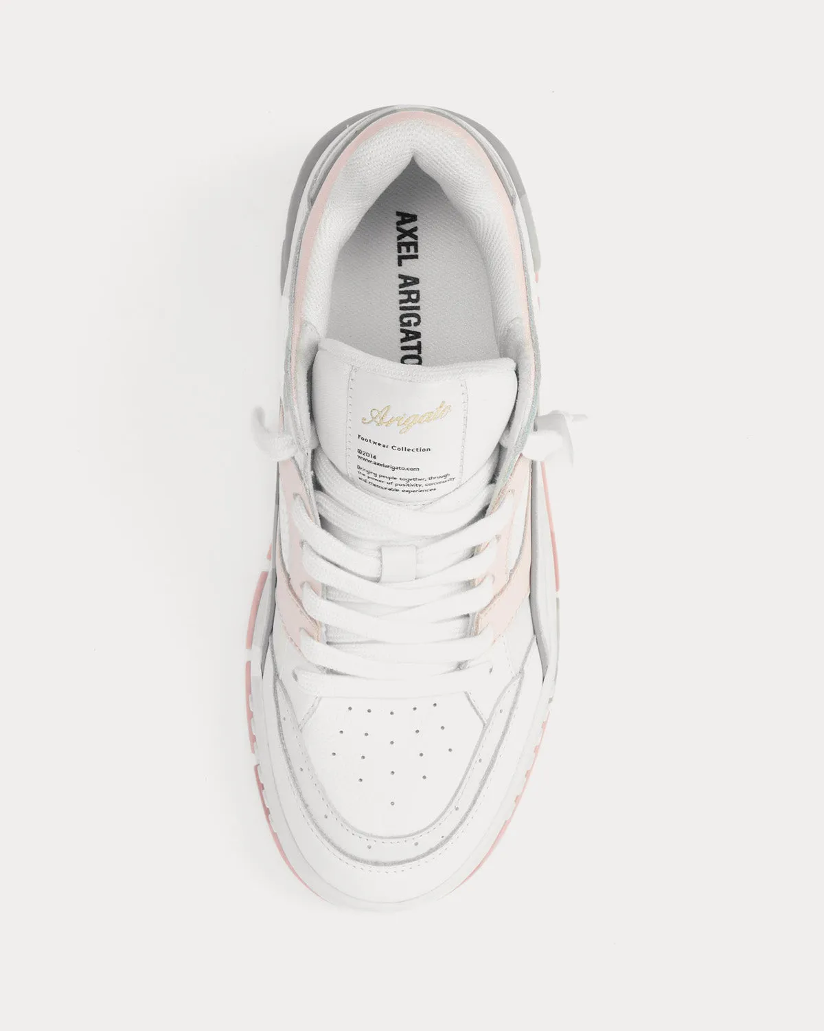 Area Lo White / Pink Low Top Sneakers