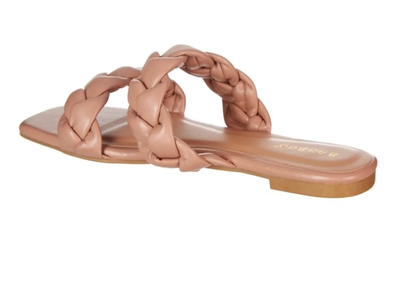 Bamboo Braided Flat Sandals