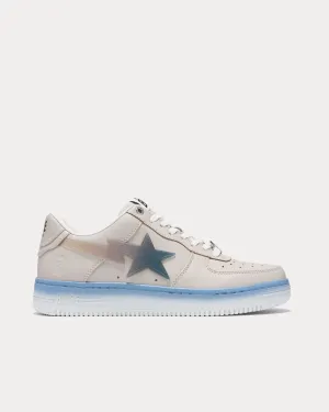 Bape Sta #5 Grey / Blue Low Top Sneakers