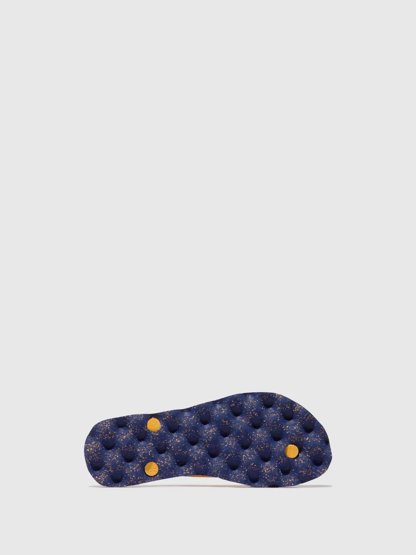 Beach Flip-Flops AMAZONIA Blue & yellow strap