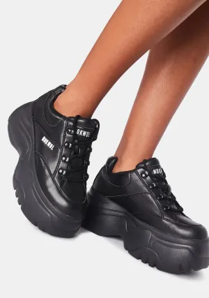 Black Scripter Platform Sneakers