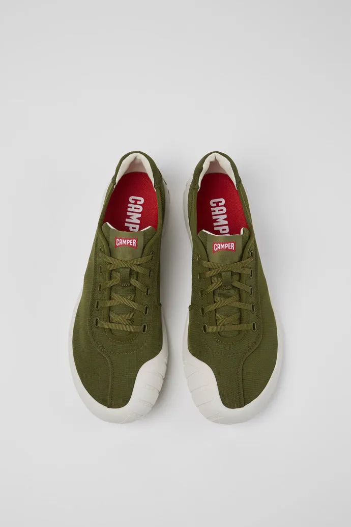 Camper Men's K100886 Peu Path Textile Sneakers Green