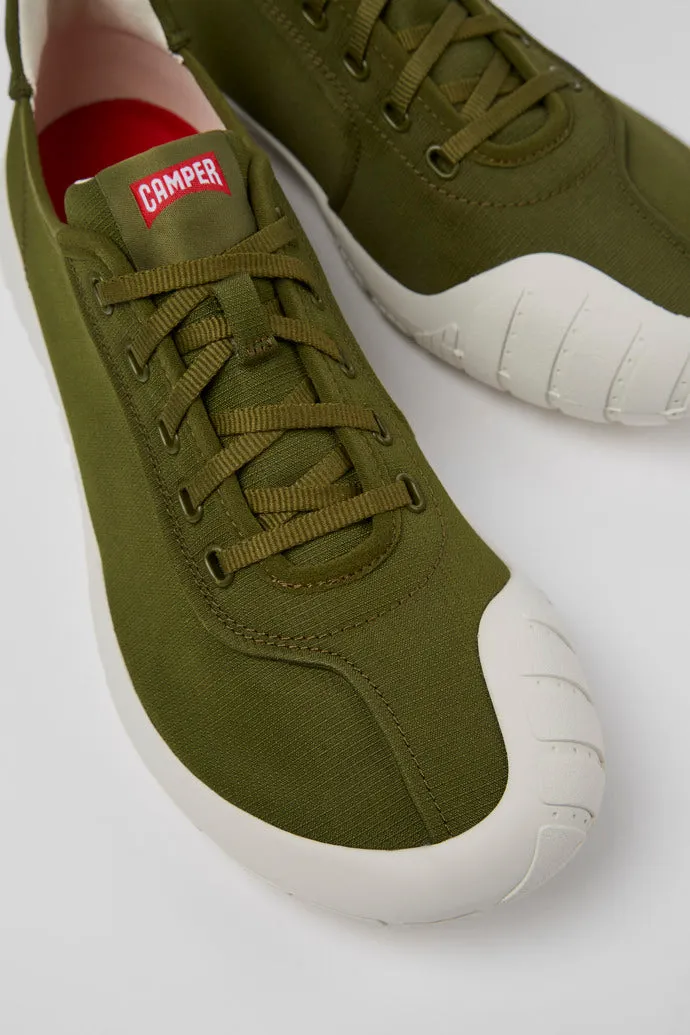 Camper Men's K100886 Peu Path Textile Sneakers Green