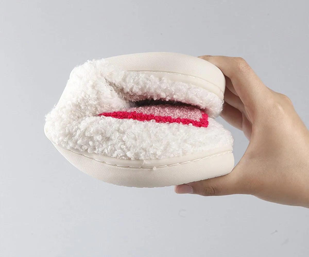 Comfy House Slippers For Women Men, Ladies Fuzzy Bedroom Slippers,indoor Outdoor Memory Foam Shoes