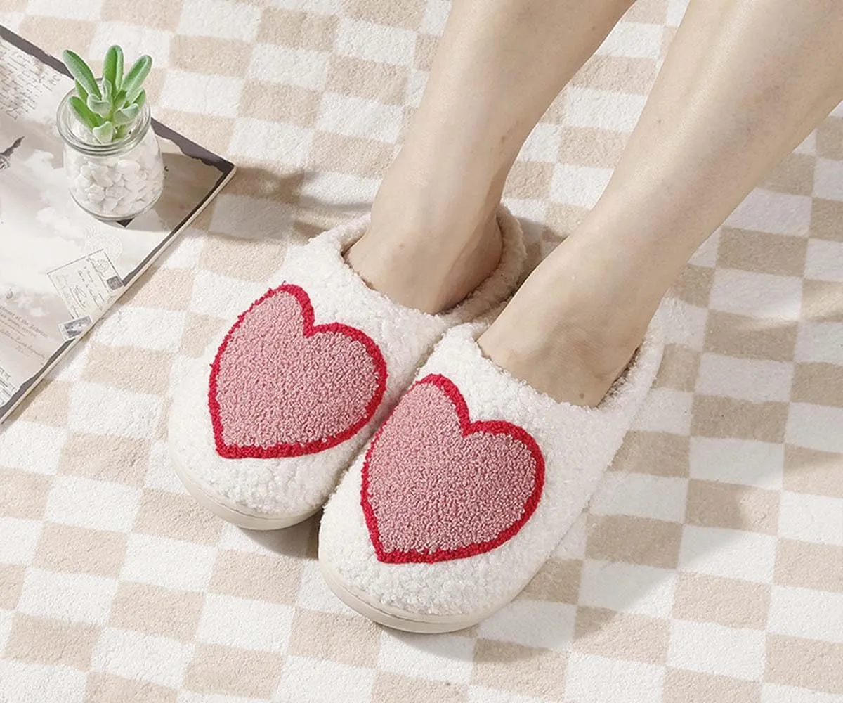 Comfy House Slippers For Women Men, Ladies Fuzzy Bedroom Slippers,indoor Outdoor Memory Foam Shoes