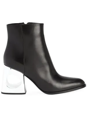 cut-out heel boots
