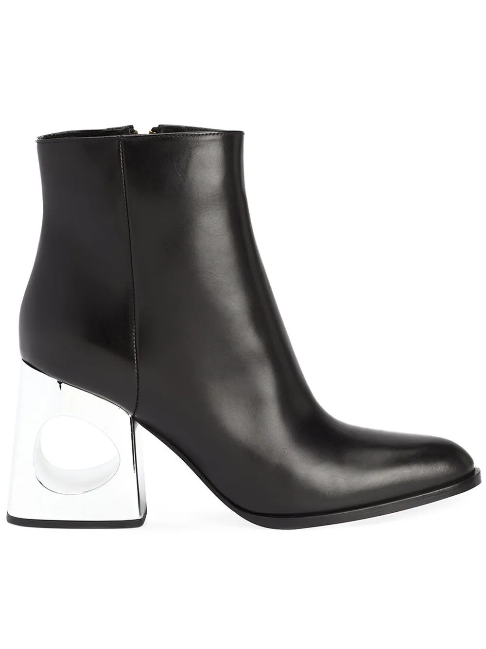cut-out heel boots