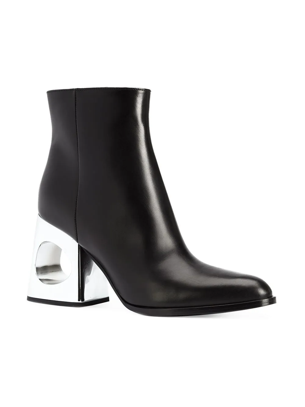 cut-out heel boots