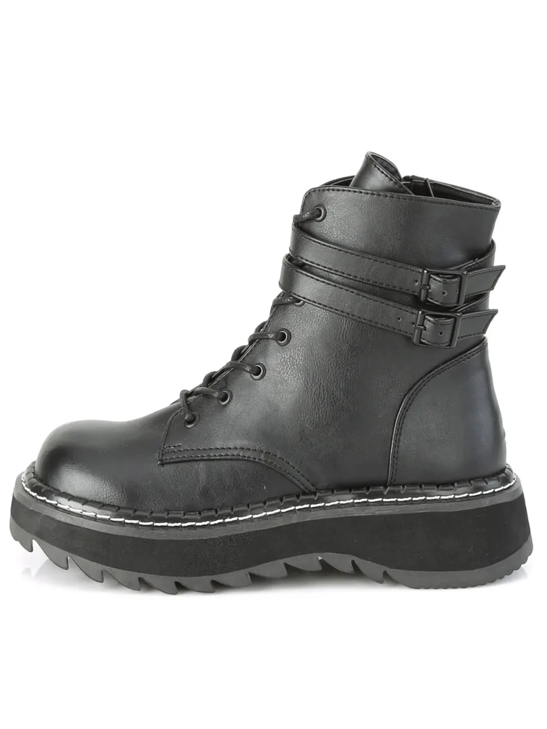 DEMONIA LILITH-152 - BLACK VEGAN LEATHER ✰ PRE ORDER ✰