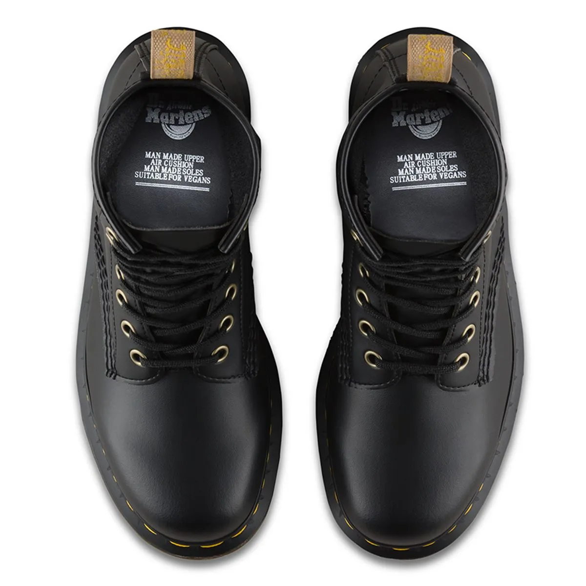 Dr. Martens Vegan 1460 Felix Rub Off 8 Eyelets Synthetic Leather Unisex Boots - UK 6.5 - US 8.5 Women / 7.5 Men - EU 40