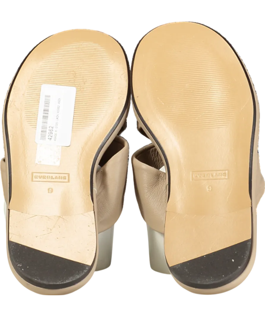 EVERLANE Beige The Day Twist Sandal UK 9 EU 42 👠