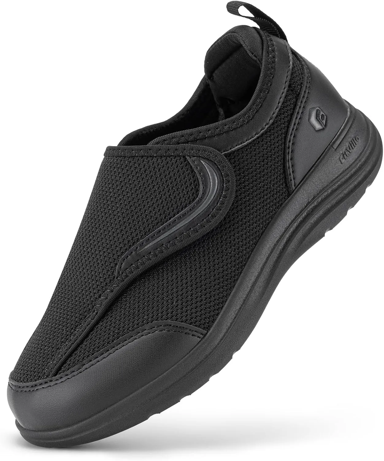 FitVille Diabetic Shoes for Women Wide Width with Arch Support, Fully Adjustable Straps Extra Wide Shoes for Women