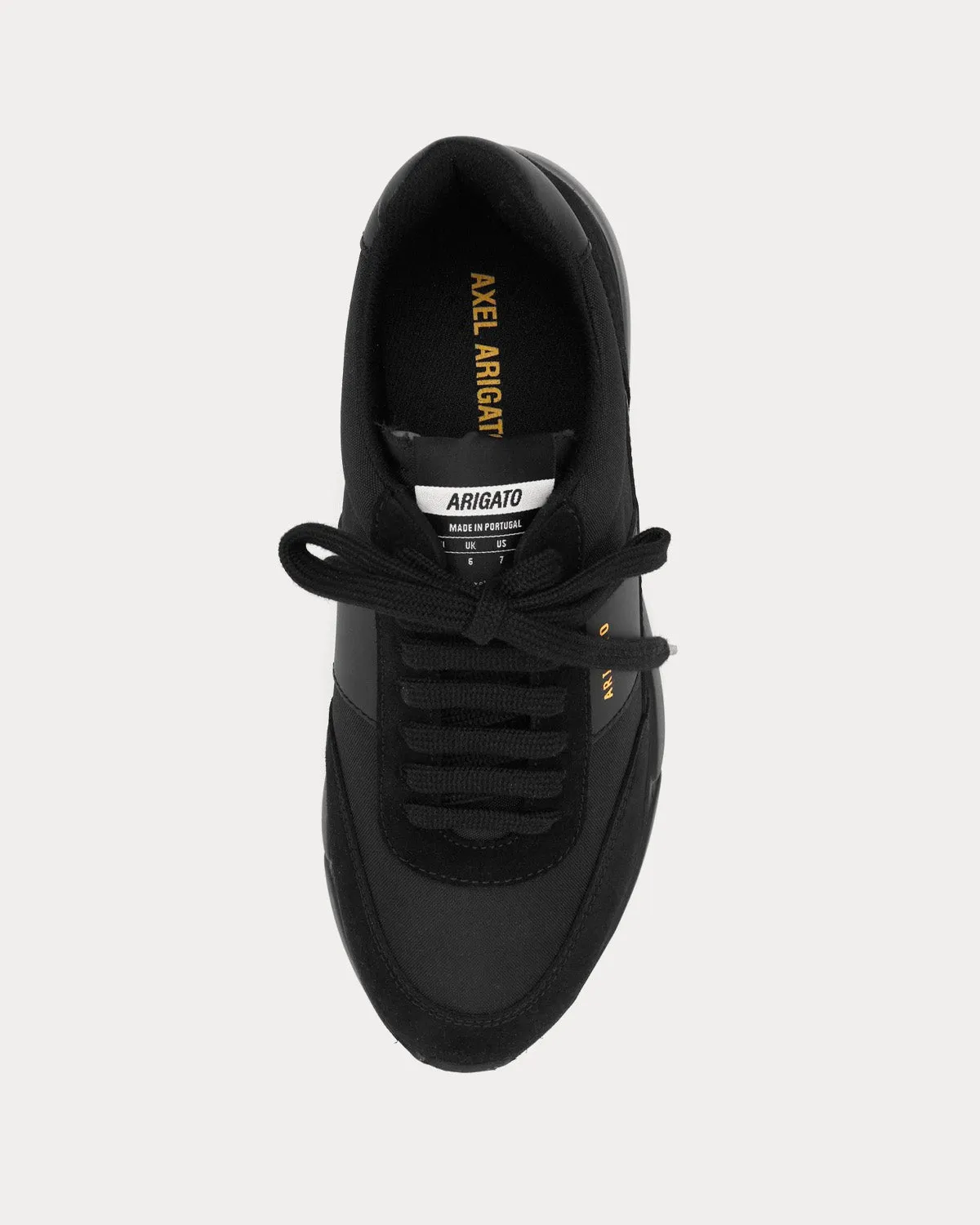 Genesis Vintage Runner Monochrome Black Low Top Sneakers