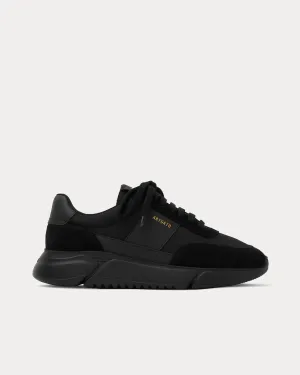 Genesis Vintage Runner Monochrome Black Low Top Sneakers