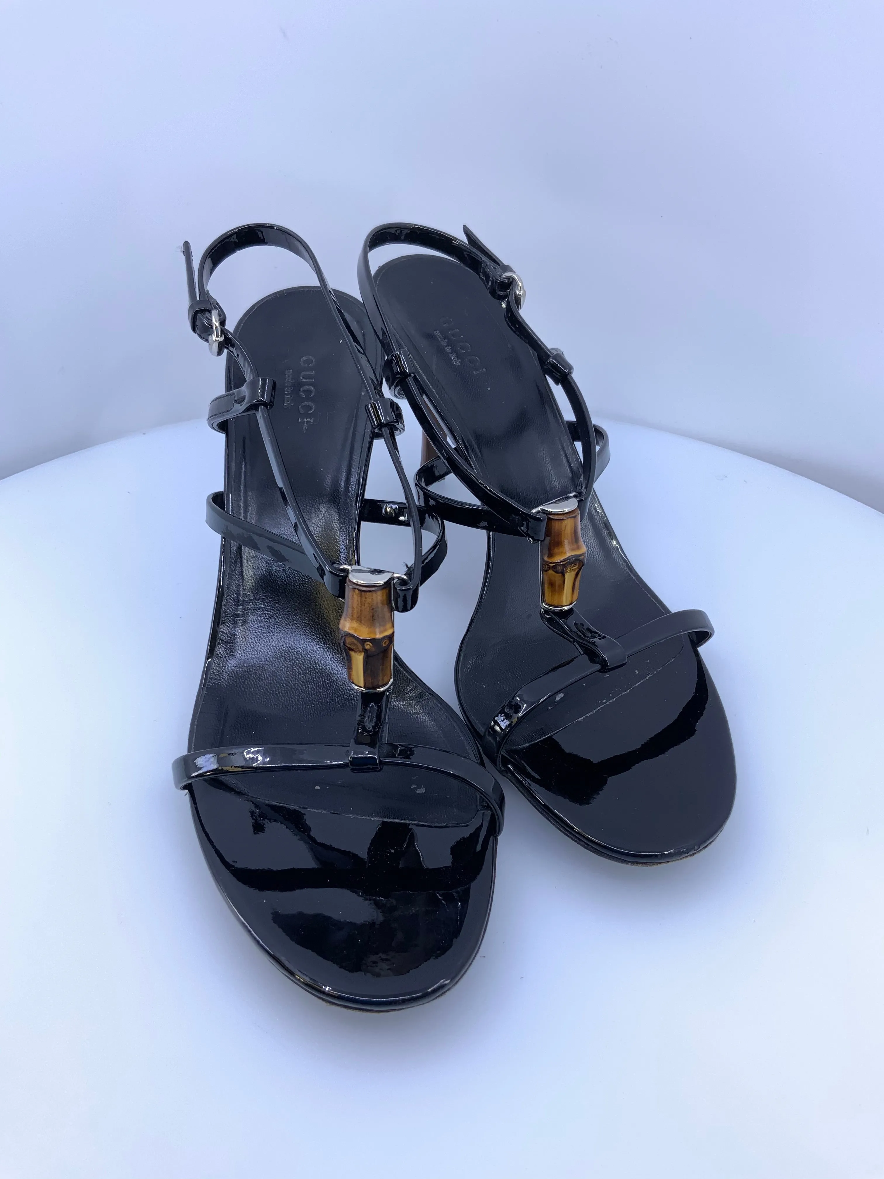 GUCCI STRAPY BAMBOO SANDALS