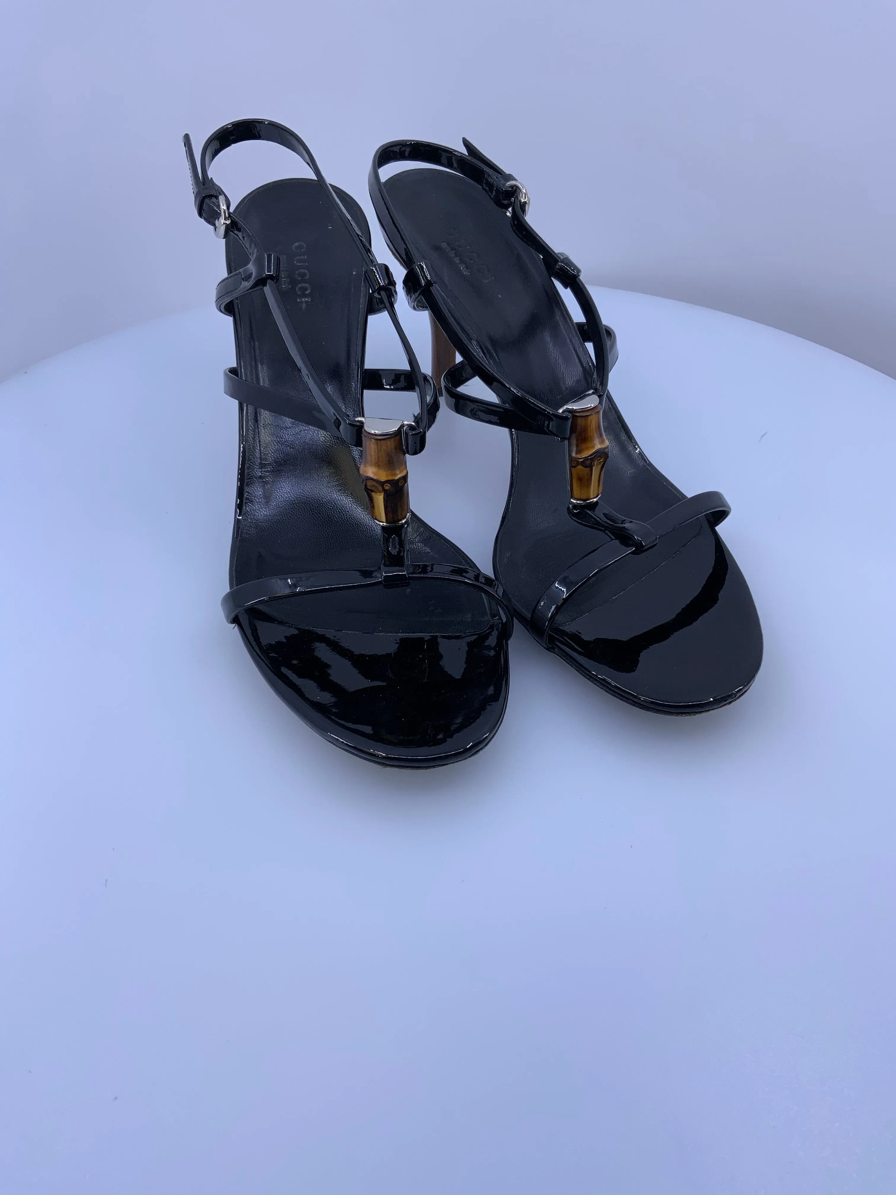 GUCCI STRAPY BAMBOO SANDALS