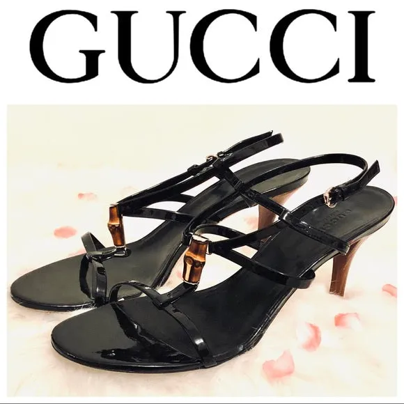 GUCCI STRAPY BAMBOO SANDALS