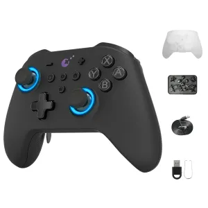 Gulikit KK3 Max Controller, Kingkong 3 Controller, Nintendo Switch Controller with Hall effect Joysticks and Triggers, 1000Hz Wireless Polling Rate, 4 Back Button, Compatible with Switch/Switch OLED