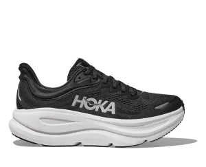 Hoka Men's Bondi 9 Running Shoes- Black/ White