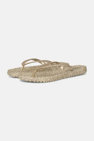 Il Jacobsen Flip Flops with Glitter Platin