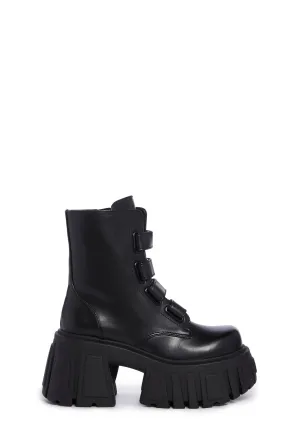 Interstellar Wave Platform Boots - Black