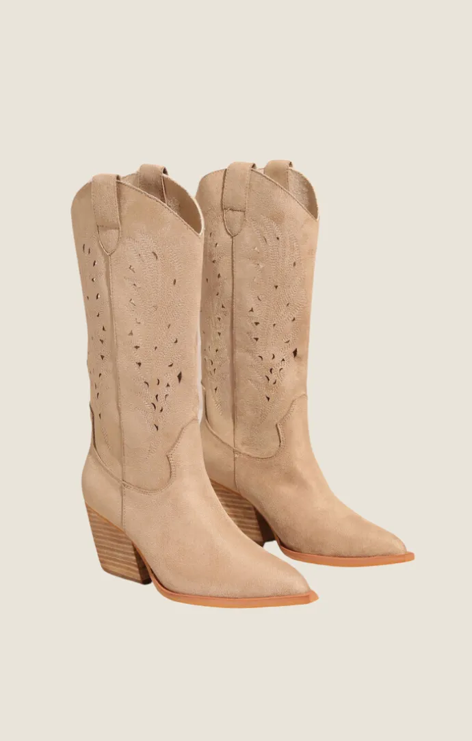 Kendra Beige Boots