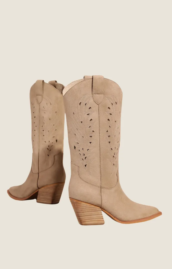 Kendra Beige Boots