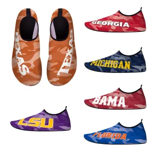 NCAA Mens Camo Water Shoes - Pick Your Team!