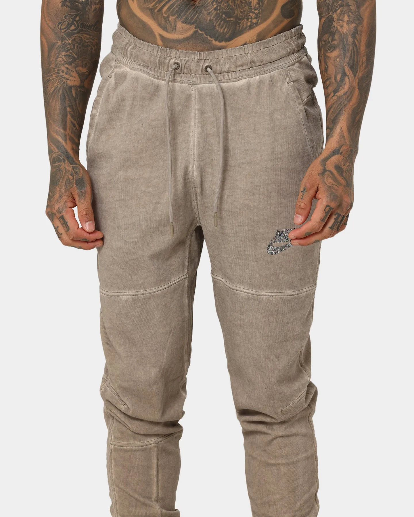 Nike Nike Sportswear Revival Jersey Joggers Moon Fossil
