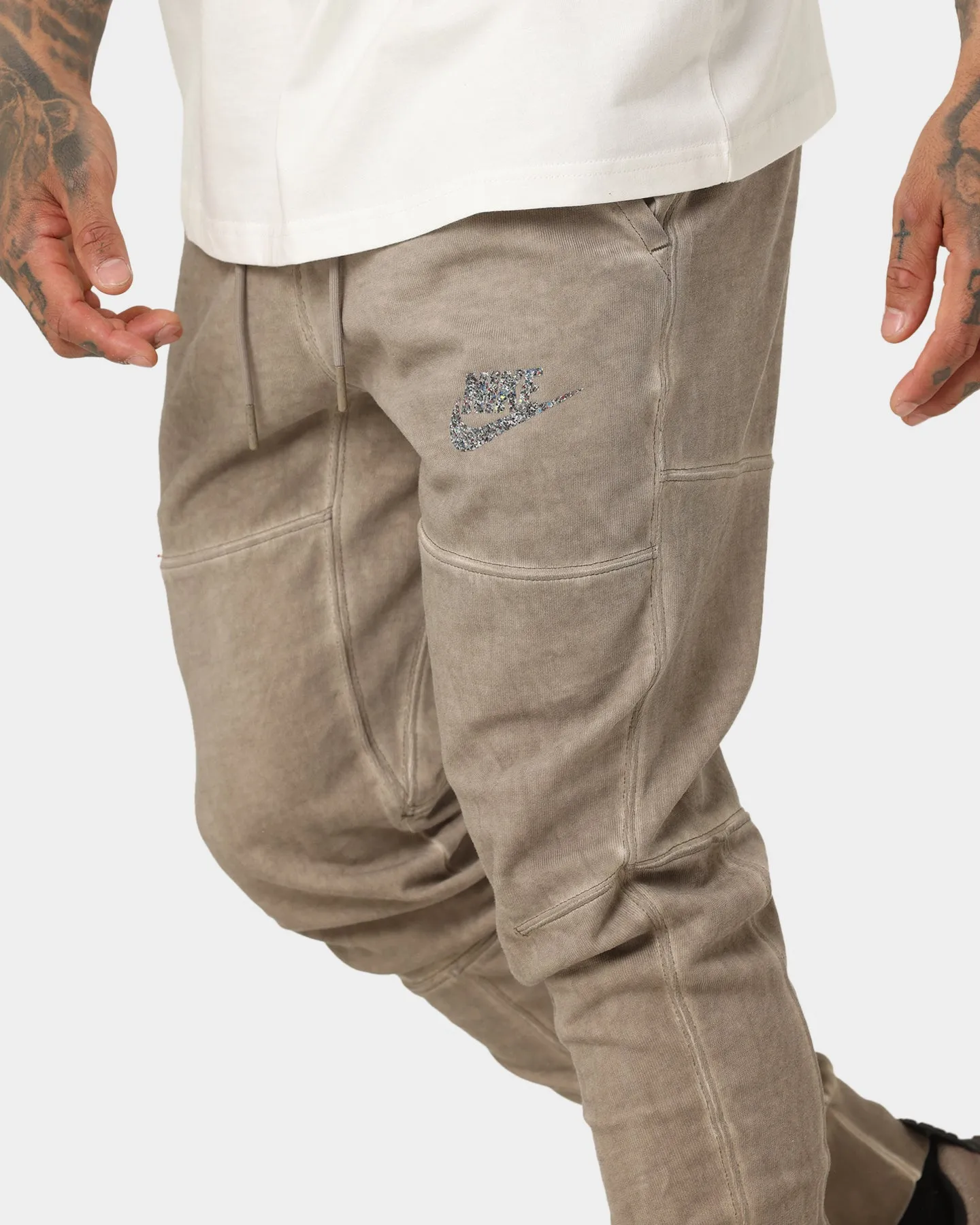 Nike Nike Sportswear Revival Jersey Joggers Moon Fossil
