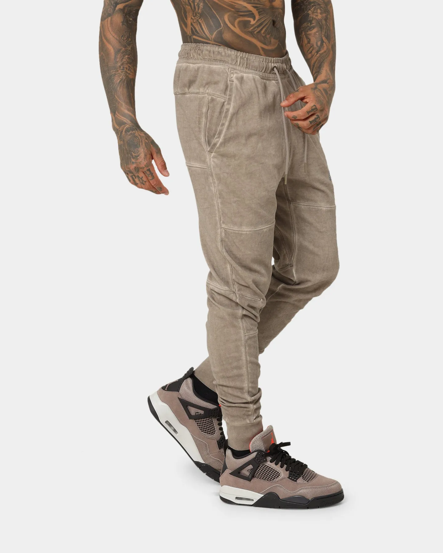 Nike Nike Sportswear Revival Jersey Joggers Moon Fossil