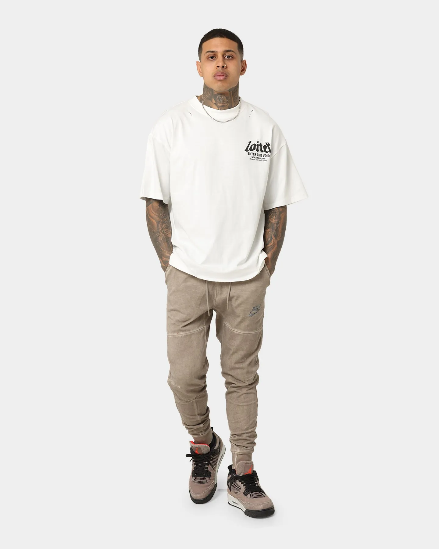 Nike Nike Sportswear Revival Jersey Joggers Moon Fossil