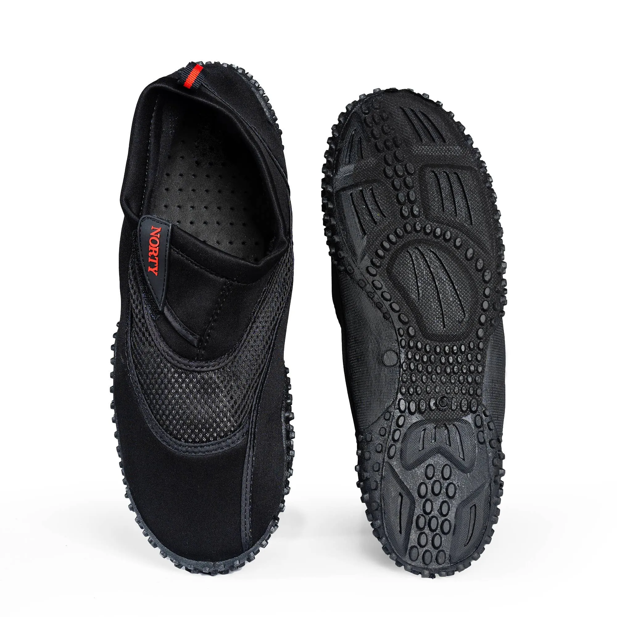 Norty MEN'S SIZE 17 WATER SHOE BLACK RED
