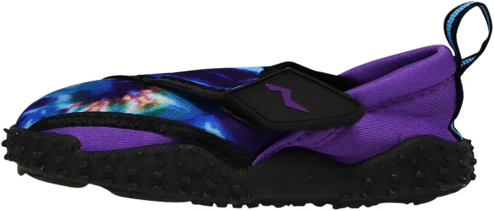 NORTY Tod Girl 5-10 Purple Tie Dye Watershoe 38960