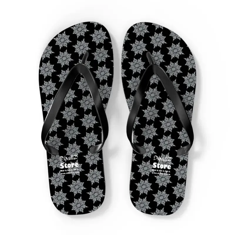 Snowflakes Flip Flops for a Sun Drenched Summer