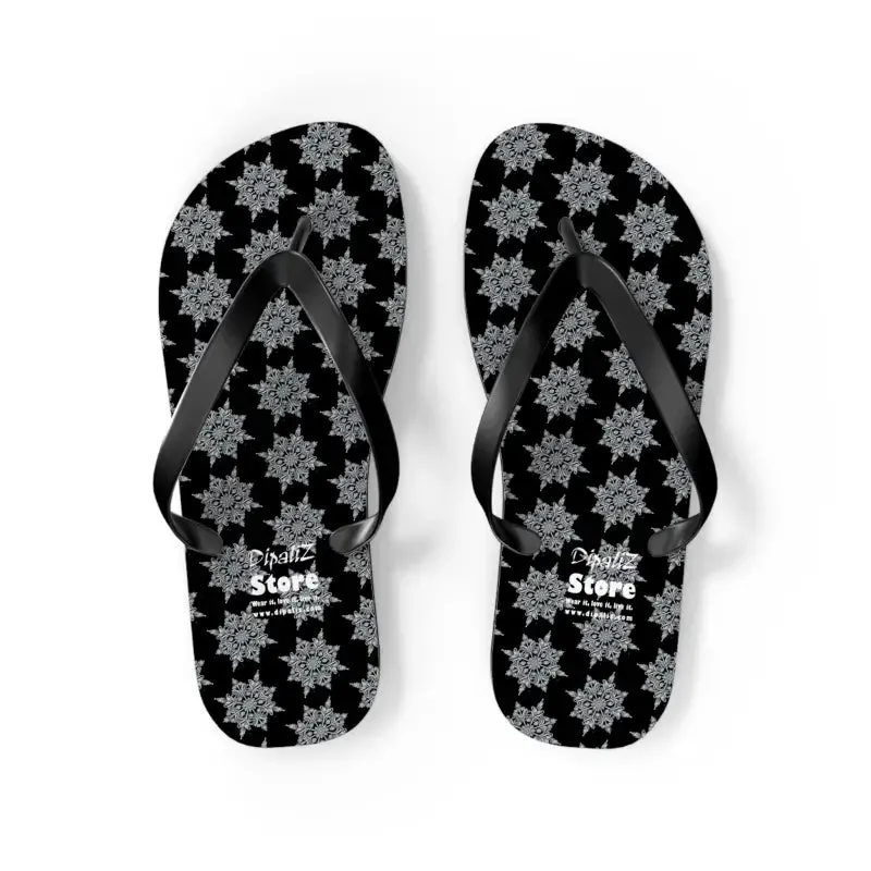 Snowflakes Flip Flops for a Sun Drenched Summer