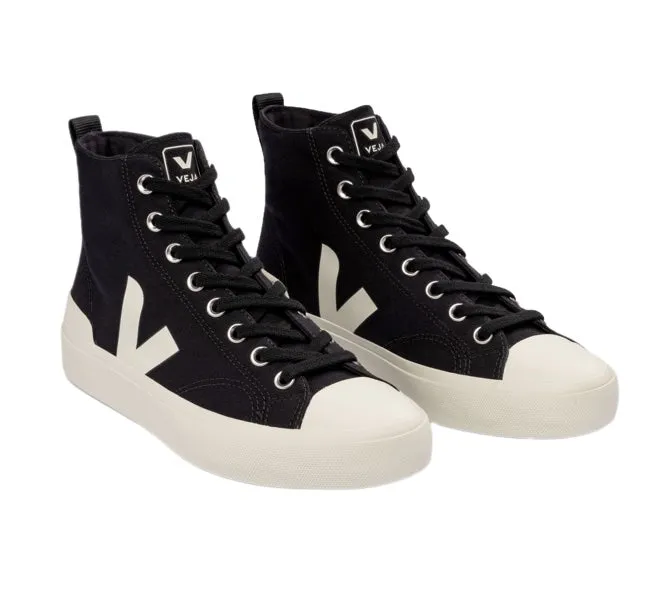 VEJA Wata II high canvas black pierre men