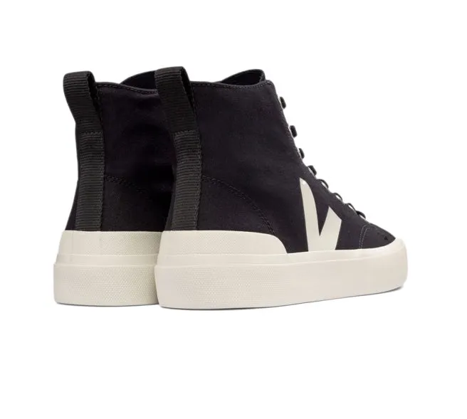 VEJA Wata II high canvas black pierre men